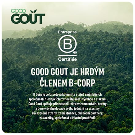BIO ovocný příkrm v sáčku jahoda a banán Good Gout