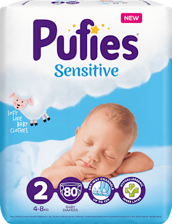 Бебешки пелени Sensitive 2 Pufies