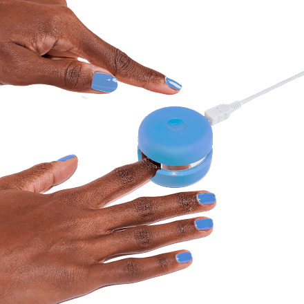 Mini kit pentru manichiură Fleur Bleue le mini macaron