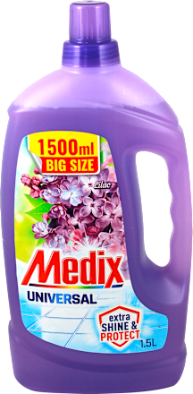 Почистващ препарат с аромат на люляк Universal Extra Shine&Protect Medix