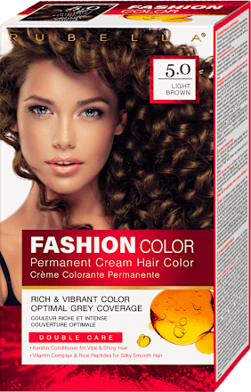 Боя за коса Fashion Color - Nr.5.0 Light Brown RUBELLA