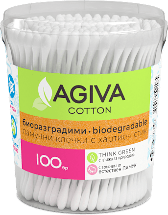 Биоразградими клечки за уши AGIVA