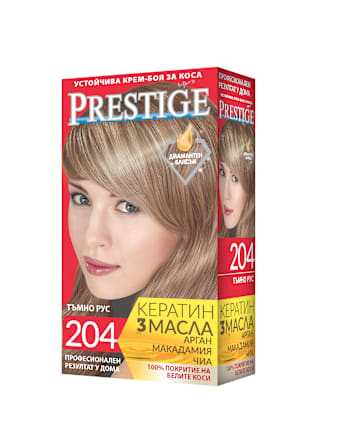 Крем боя за коса - Nr. 204 Тъмно рус PRESTIGE