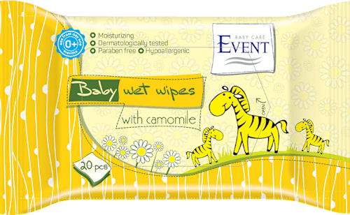 Влажни бебешки кърпи Лайка EVENT BABY CARE