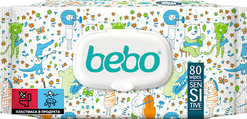 Влажни кърпи Sensitive bebo