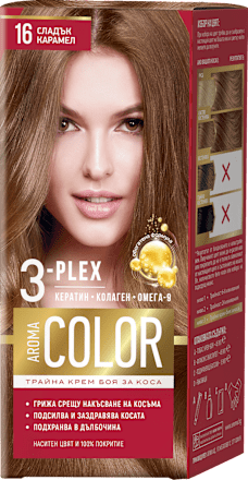 Боя за коса - Nr.16 Сладък карамел AROMA COLOR
