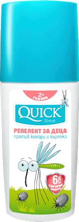 Репелент за деца против комари и кърлежи QUICK line