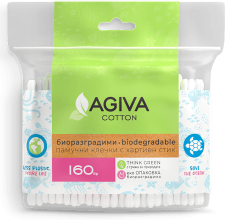 Биоразградими клечки за уши AGIVA