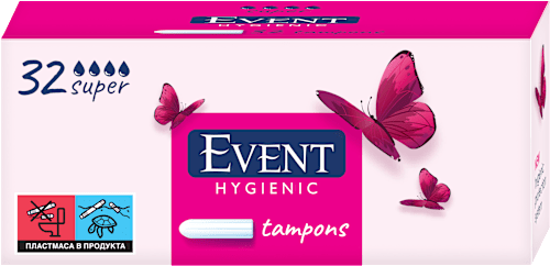 Хигиенни дамски тампони Super EVENT