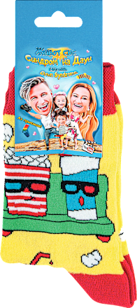 Чорапите на Крис, размер 43-46, различни цветове/мотиви Живот със Синдром на Даун