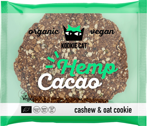 Cookie, Hanfsamen & Kakao, Cashew & Oat Cookie Kookie Cat