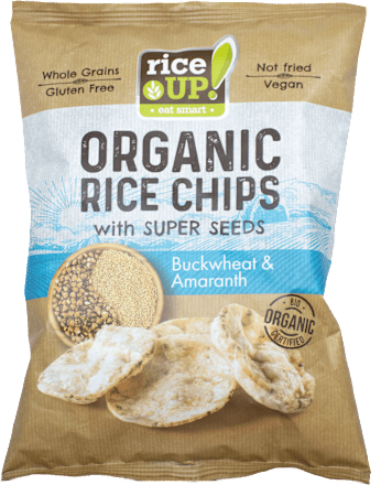 Био оризов чипс с елда и амарант Rice Up!