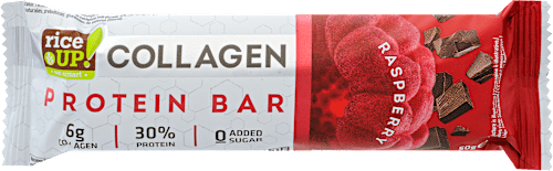Kollagénes fehérjeszelet, málna ízű Rice Up!