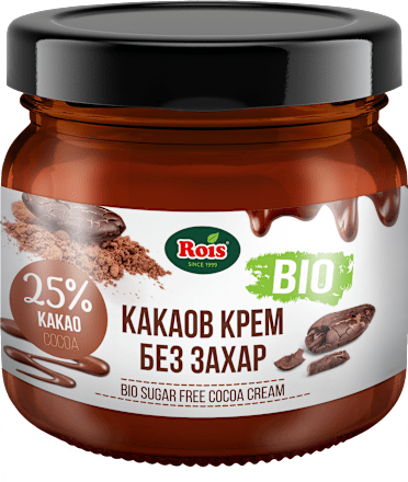 Био какаов крем без захар Rois