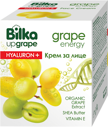 Хидратиращ крем за лице Grape Energy Hyaluron+ Bilka