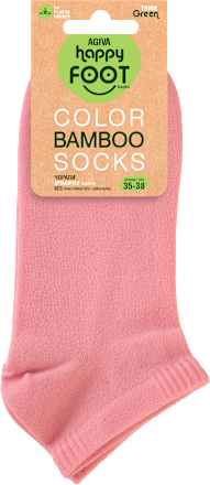 Бамбукови чорапи, розови, размер 35-38 happy FOOTtopia