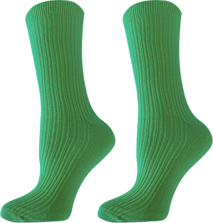 Жакардови памучни чорапи, зелени, размер 39-42 happy FOOTtopia