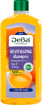 Шампоан за коса с яйчен протеин и мед DeBa