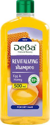 Шампоан за коса с яйчен протеин и мед DeBa