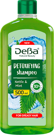Детоксикиращ шампоан за мазна коса Natural Beauty  DeBa