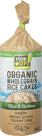 Био оризови бисквити с чиа и киноа Rice Up!