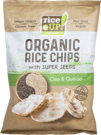 Био оризов чипс с чиа и киноа Rice Up!