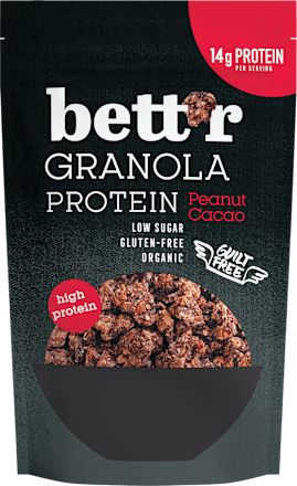 Био протеинова гранола с фъстъци и какао bett’r
