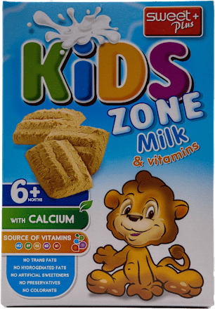 Biscuiți cu lapte pentru copii 6+ Sweet plus