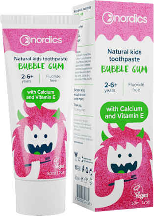 Детска паста за зъби Bubble Gum (2-6 години) nordics