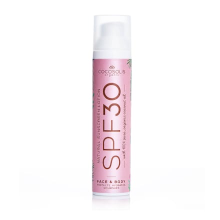 Слънцезащитен и хидратиращ лосион за лице и тяло, SPF 30 Cocosolis organic