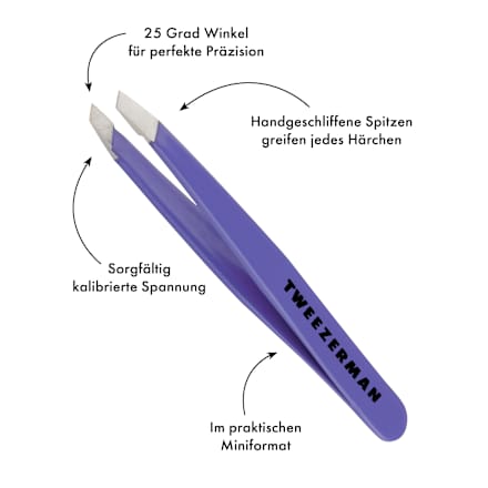 Pinzette Schräg Mini Lavender Tweezerman