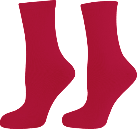 Чорапи бамбук, червени, размер 35-38 happy FOOTtopia