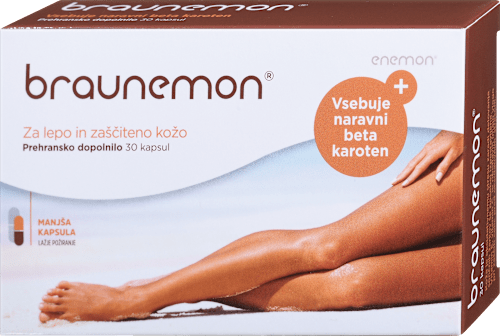 Prehransko dopolnilo za lepo in zaščiteno kožo braunemon