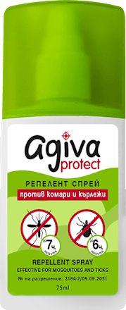 Репелент спрей против комари и кърлежи Agiva protect