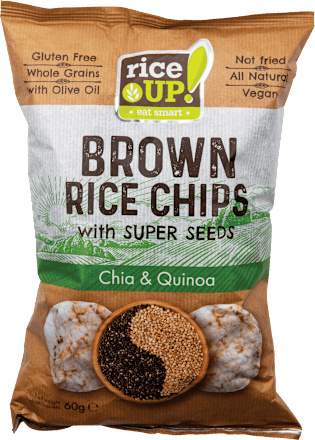 Brown rice hrskavi čips Rice Up!