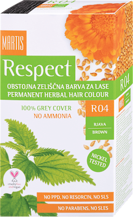 Boja za kosu – R04 smeđa Respect