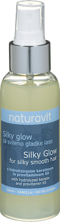 Sprej za svilnato gladke lase Silky Glow  Naturavit
