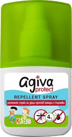 Репелент за деца против комари и кърлежи, 2+г Agiva protect