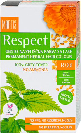Boja za kosu – R03 tamno smeđa Respect