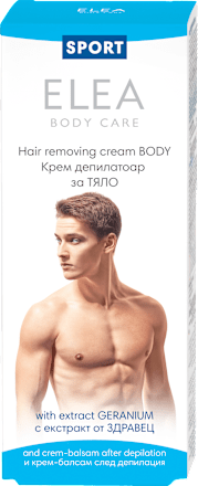 Крем депилатор за тяло Sport ELEA