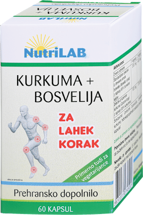 Prehransko dopolnilo Kurkuma + Bosvelija NutriLAB