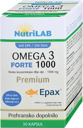 Prehransko dopolnilo Omega 3 Forte 1000 NutriLAB