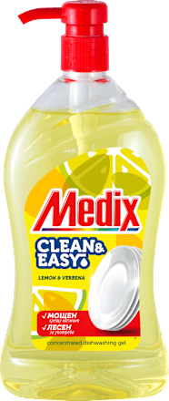Гел за съдове с помпа Лимон Medix