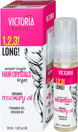 Кристали за дълга коса с розмарин 1,2,3! Victoria Beauty