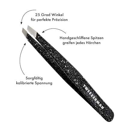 Pinzette Schräg Dusted Onyx Tweezerman