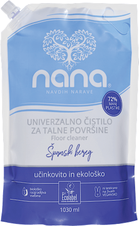 Univerzalno čistilo za tla Španski bezeg, polnilo nana