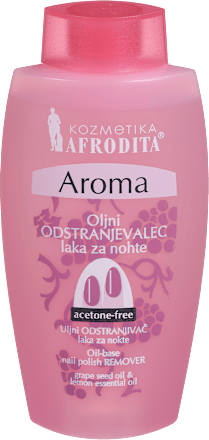 Oljni odstranjevalec laka za nohte brez acetona Aroma  AFRODITA
