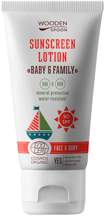 Слънцезащитен лосион Baby & Family SPF 50 WOODEN SPOON