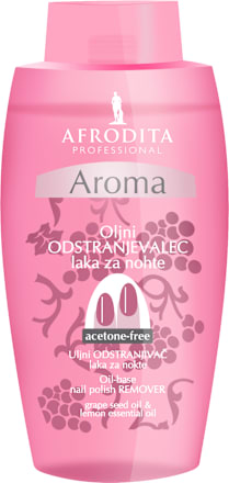 Oljni odstranjevalec laka za nohte brez acetona Aroma  AFRODITA