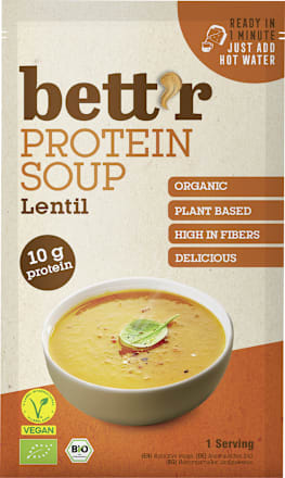 Био протеинова супа с червена леща bett’r